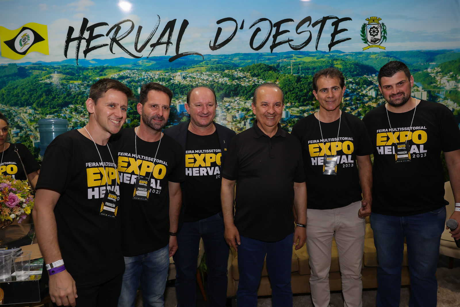 O governador Jorginho Mello marcou presença na Expo Herval 2023, em Herval d’Oeste.