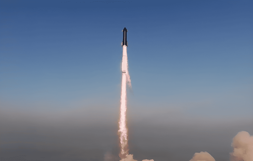 Saiba tudo sobre o lancamento do foguete Starship no Olhar Espacial ascenda digital