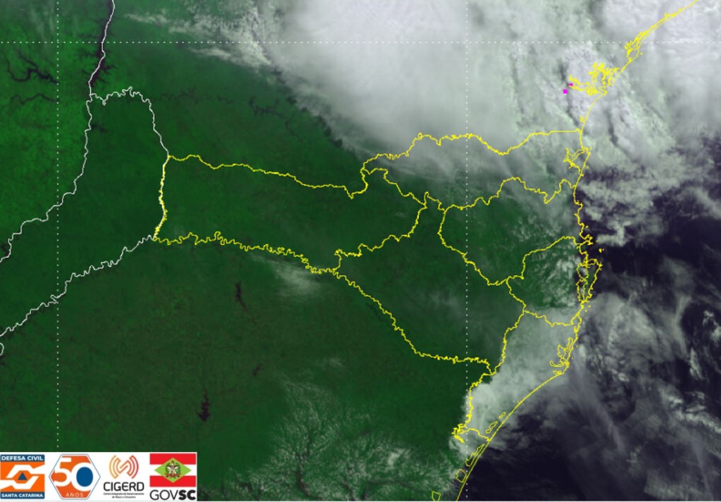 Santa Catarina volta a ter ocorrencia de chuva na proxima terca feira