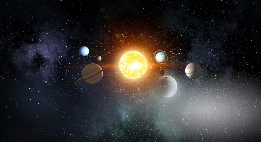 A temperatura dos planetas pode variar bastante pois e influenciada por fatores como a distancia do Sol