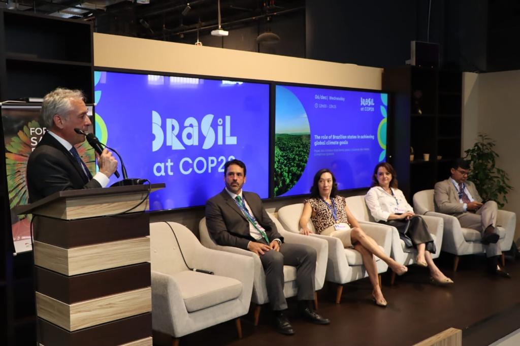 COP28 BRDE avanca em parcerias internacionais para projetos em energia sustentavel infraestrutura e apoio aos municipios