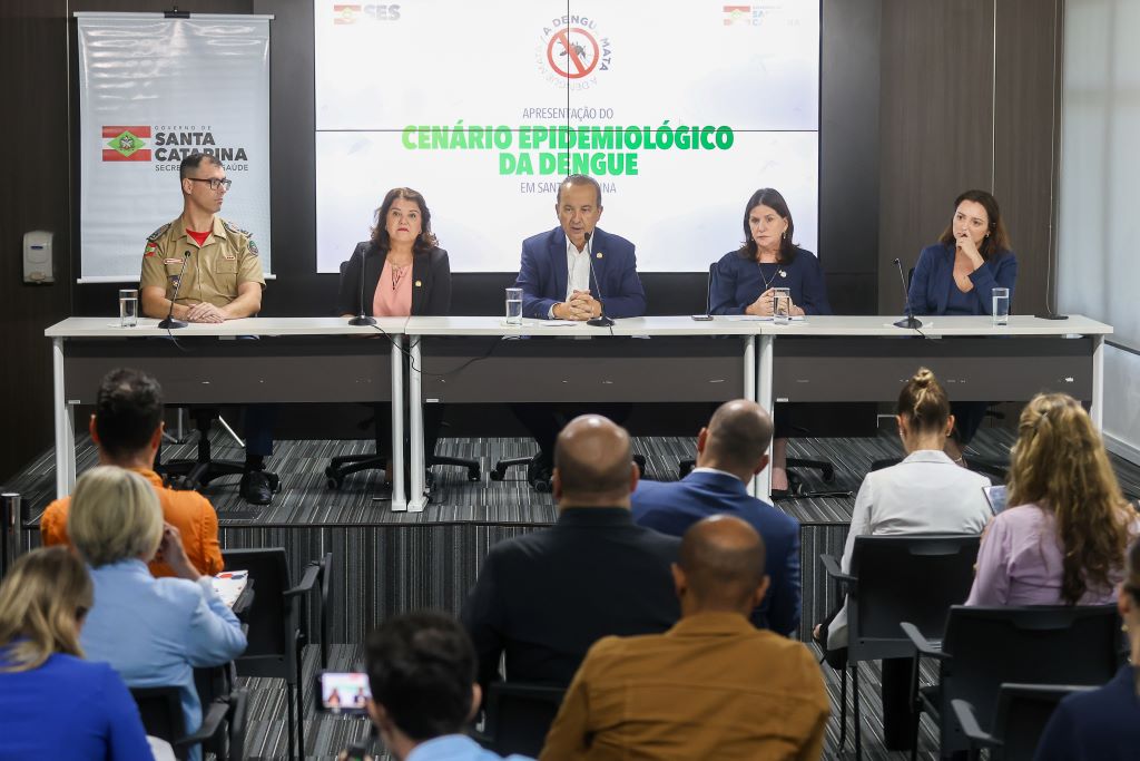 Governo de SC apresenta cenário epidemiológico da dengue