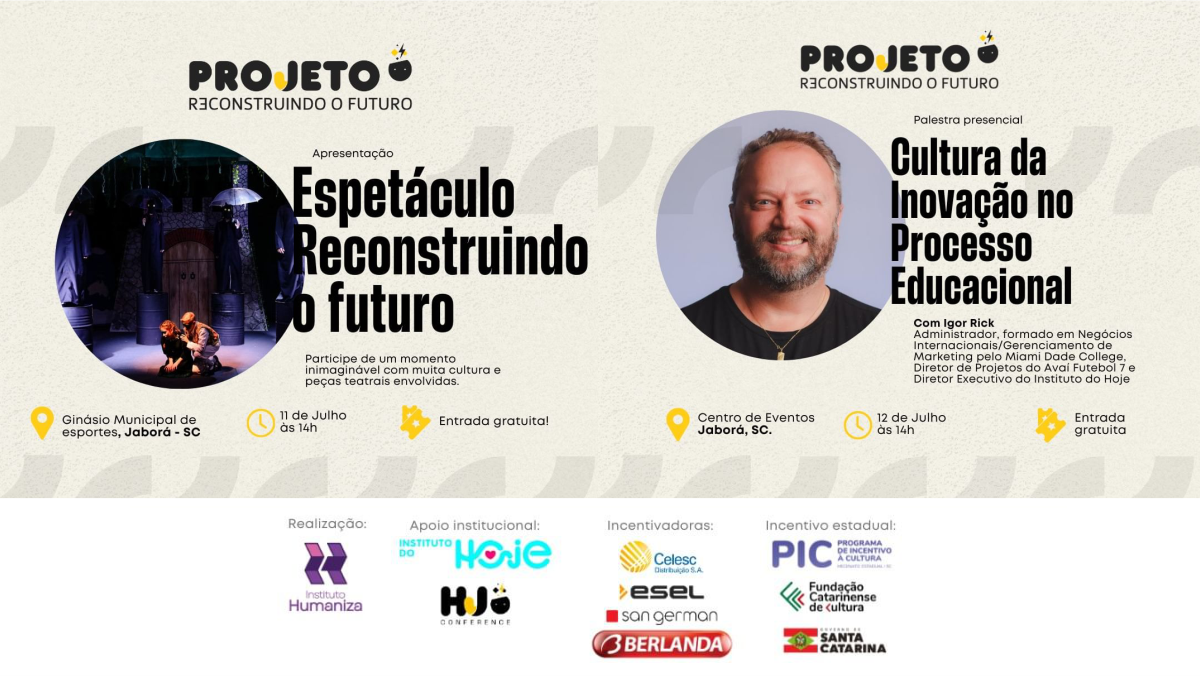 instituto humaniza reconstruindo o futuro igor rick aldeia teatral empresas ascenda digital noticias