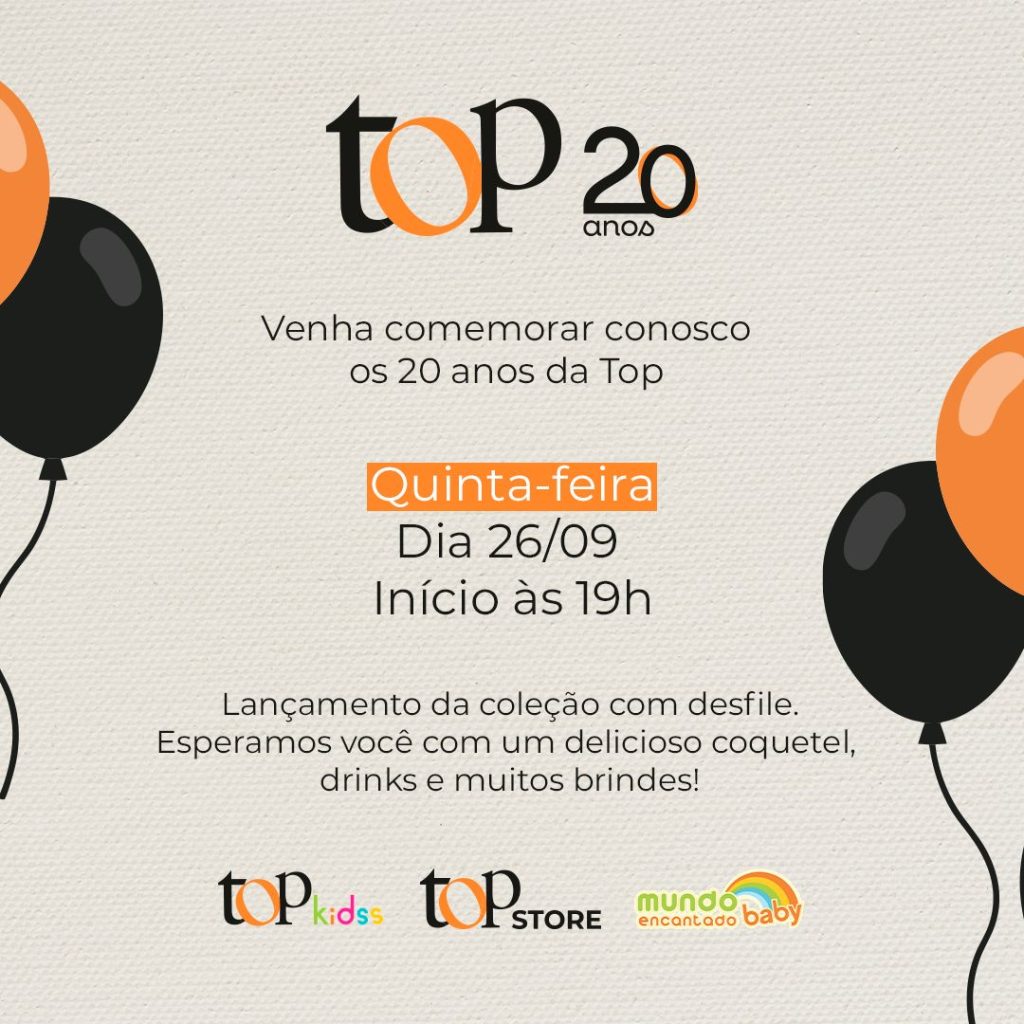 20 anos loja top store joacaba empresas top kids mundo encantado baby ascenda digital noticias