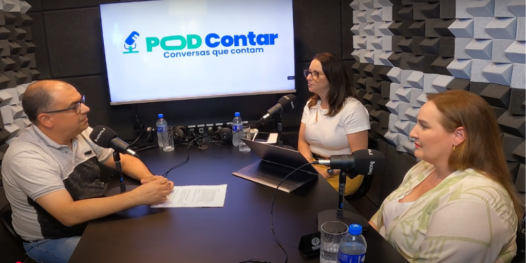 podcontar podcast cdl joacaba adriana silva tulyrocha psicologas saude mental trabalho ascenda digital empresas