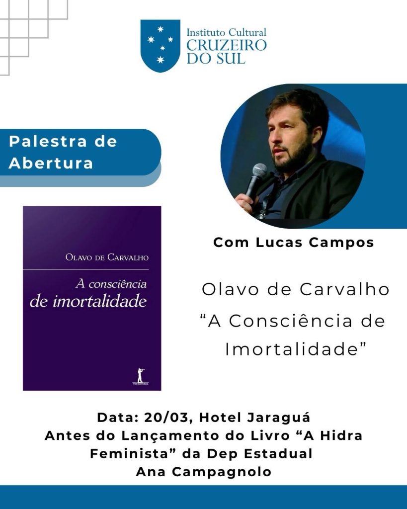 evento instituto cruzeiro do sul livro a hidra feminista ana campgnolo palestra lucas de campos joacaba ascenda digital