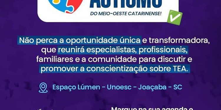 ama realiza seminario autismo joacaba lucas neces ascenda digital noticia