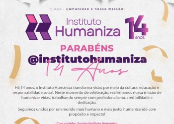 aniversario instituto humaniza 14 anos projeto lei de incentivo empresas ascenda digital