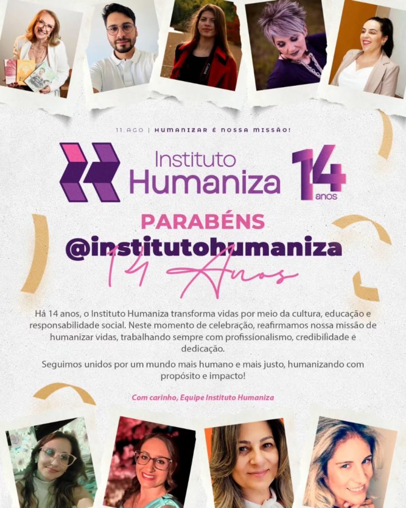 aniversario instituto humaniza 14 anos projeto lei de incentivo empresas ascenda digital